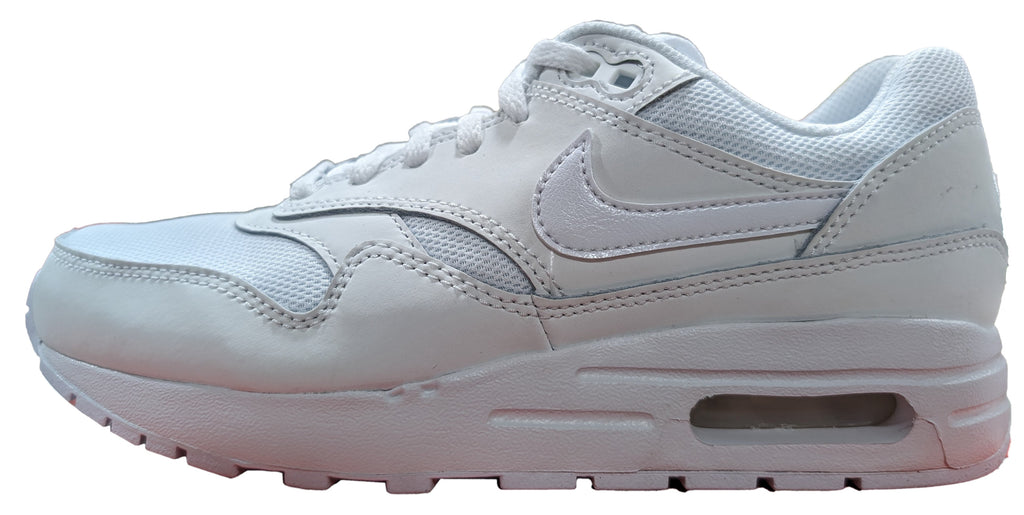 Big Kid's Nike Air Max 1 White/White-White (DZ3307 100)