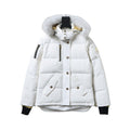Moose Knuckles Original 3Q Parka Down Jacket White with Fur