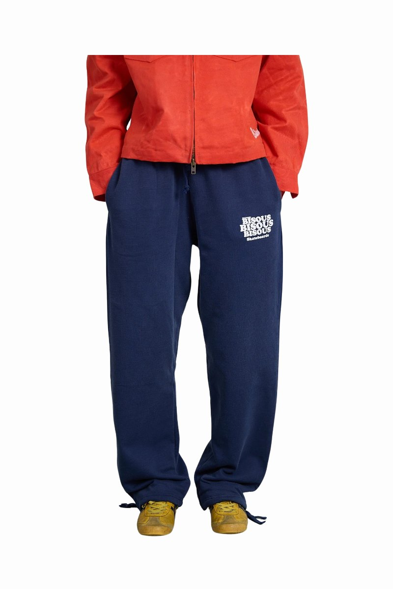 BISOUS SKATEBOARDS SWEATPANTS GREASE Navy