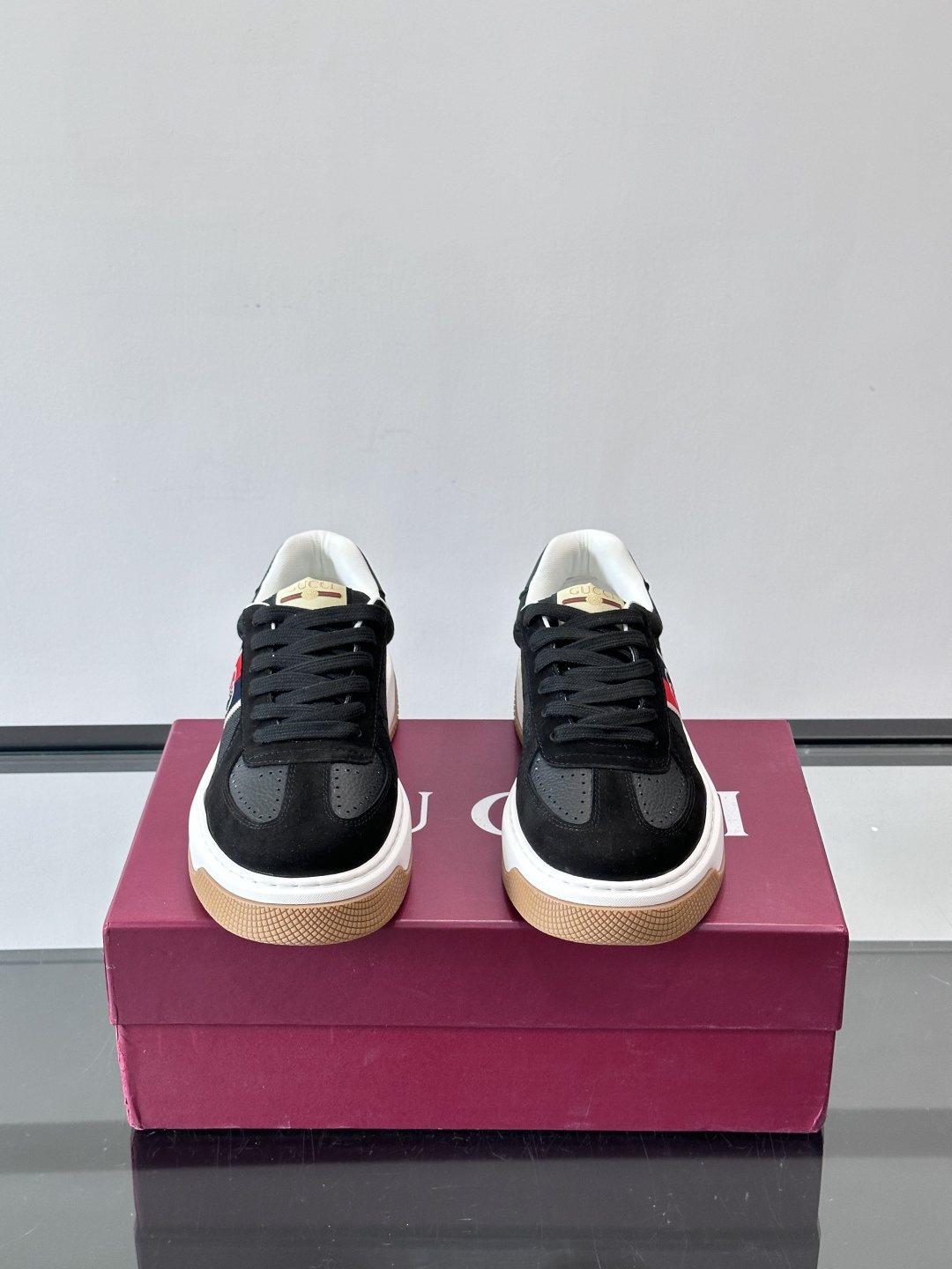 Gucci Black Stripe Sneakers