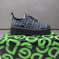 Dolce & Gabbana Letter Print Lug Sole Shoes