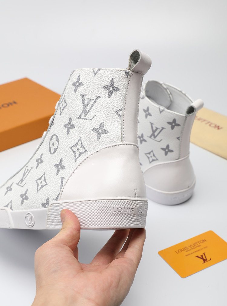 Louis Vuitton Monogram High-Top Sneakers