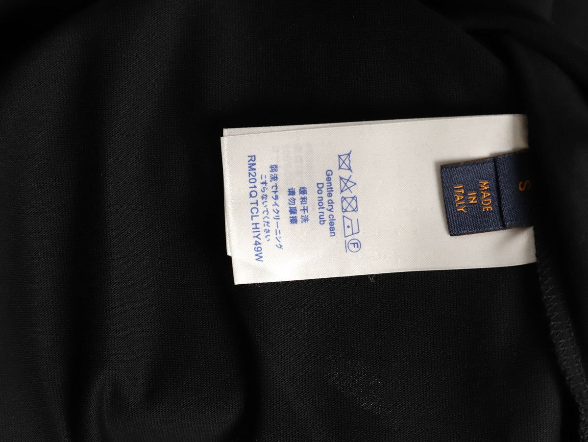 Louis Vuitton L.V.M. and Equipe Lettering Short-Sleeve T-Shirt - Black